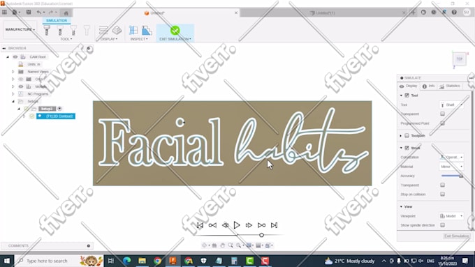 do 3axis cnc cam program with fusion 360, solidcam, mastercam
