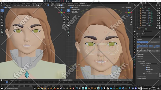 create amazing 3d models, characters for games in blender