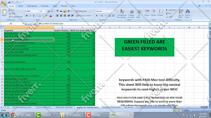 create a site structure and do SEO keyword research