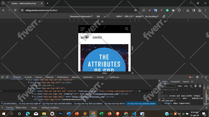 fix HTML CSS javascript bugs and website errors fast