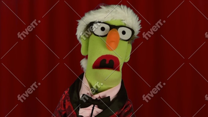 have harold the puppet create a custom holiday video