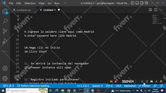 do website and mobile app scraping for you