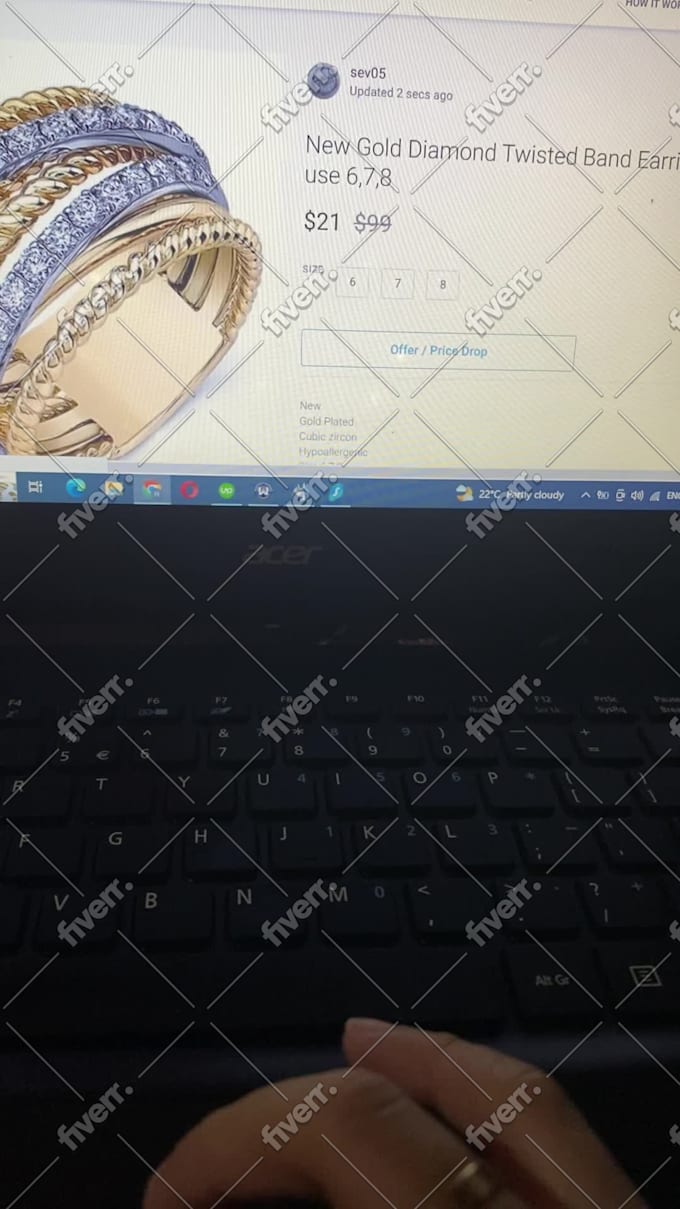 create poshmark listing draft manually
