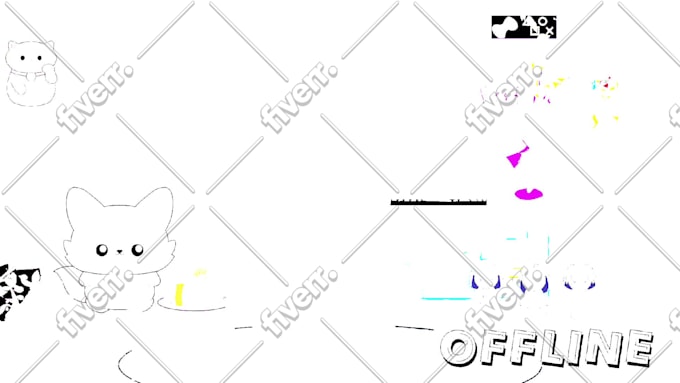 design custom offline, brb, starting soon twitch