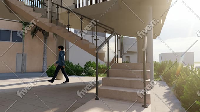 do cinematic 3d architectural animation in lumion d5 render