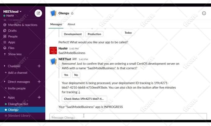 design and develop chatbot for any platform