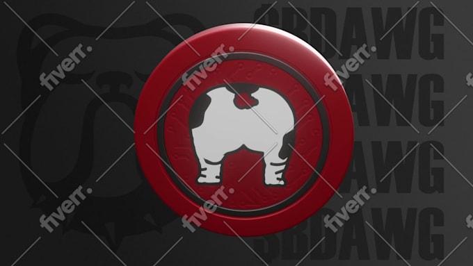 make 3d rotating coin logo animation
