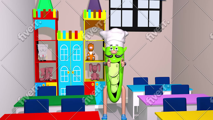 do 3d character animation and rendering