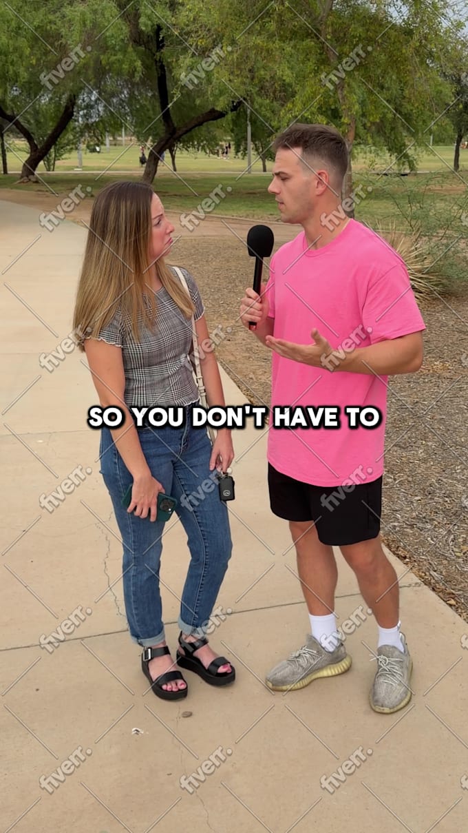 create street interview content for your social media