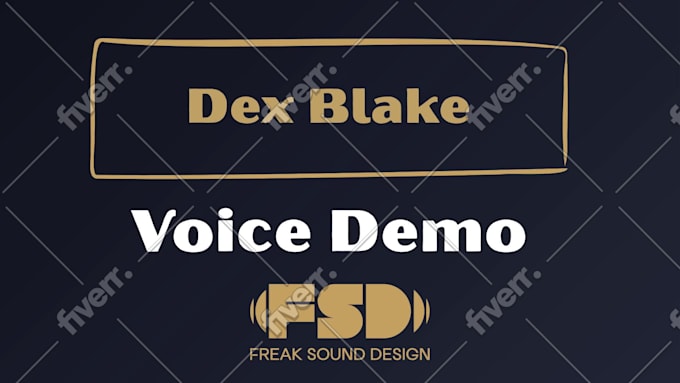 produce and edit your voice demo