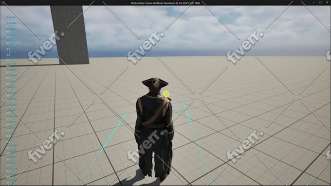 develop unreal engine 5 game with multiplayer, advanced ai and blueprints