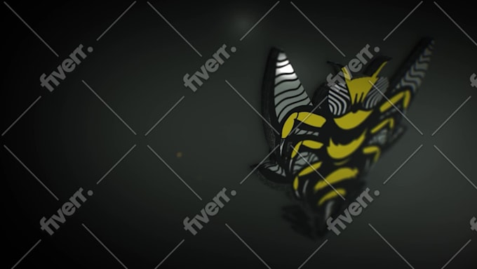 create custom 3d logo animation video