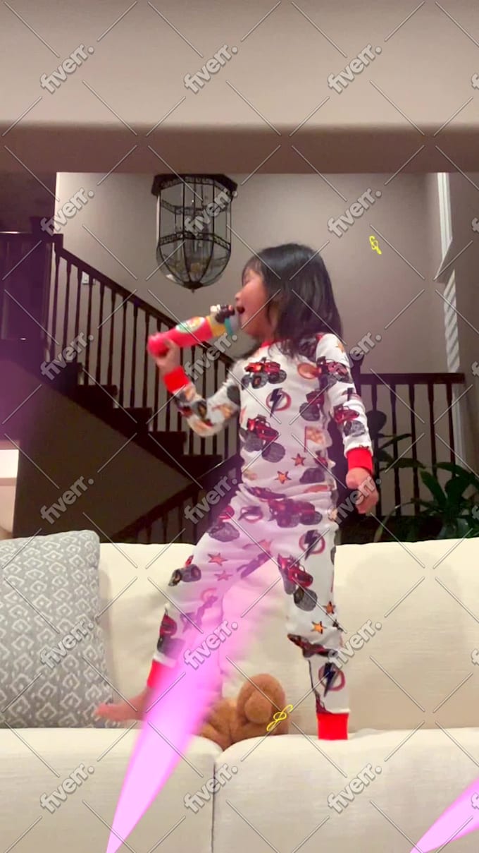 professionally do kids video editing with motion effects