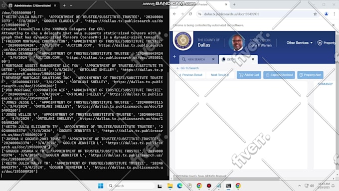 create web scraper, web crawler and bots to automate task