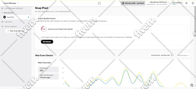 setup tiktok and snapchat pixel, pinterest tag, linkedin insight conversion API