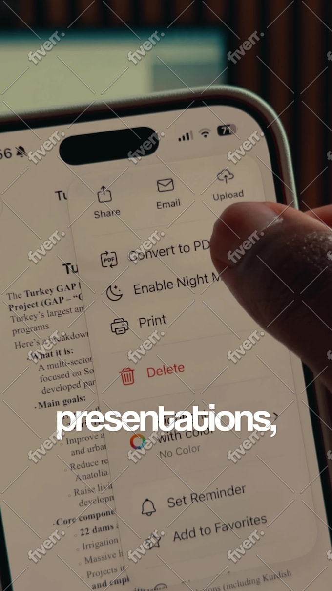 showcase a product to my audience