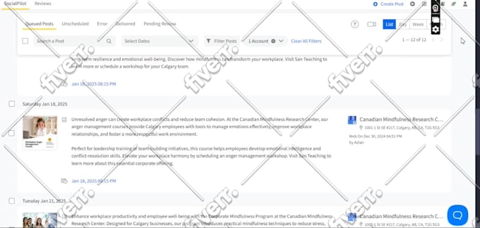 do 30 content gmb postings with geotag photos for local business
