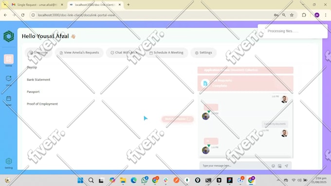 be full stack ai web developer software developer ai integration for saas app