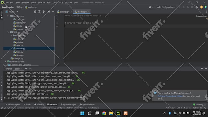 be your dedicated python, django tutor, providing personalized online teaching