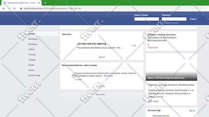 create your business page on facebook