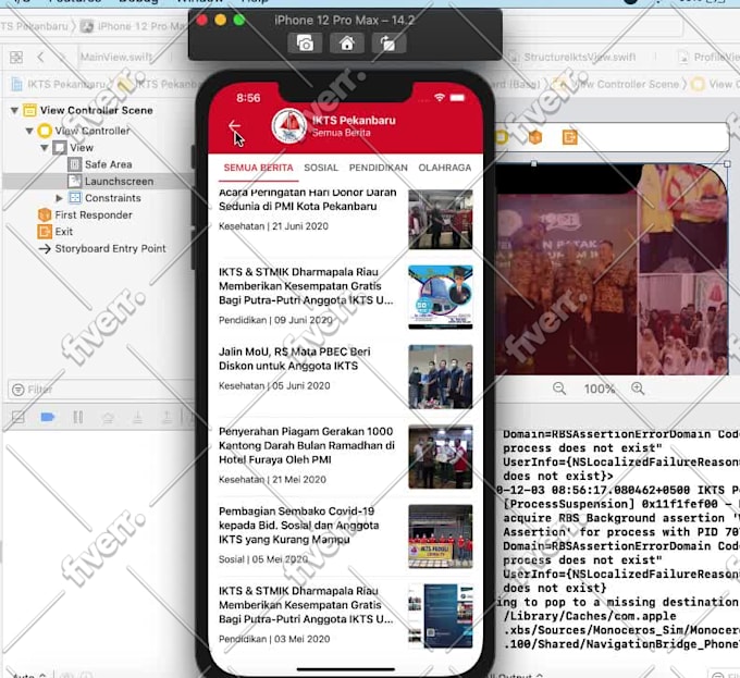 develop native IOS application