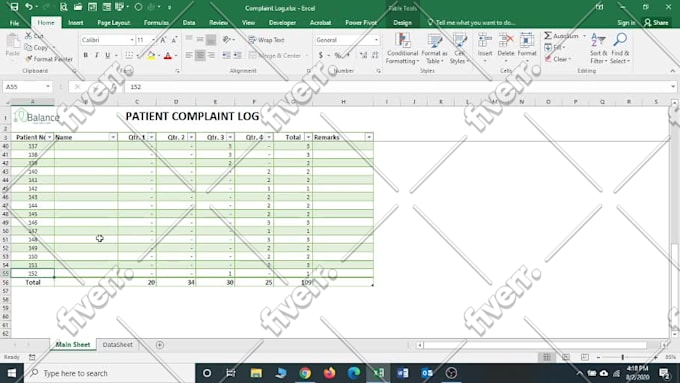 create a custom excel template