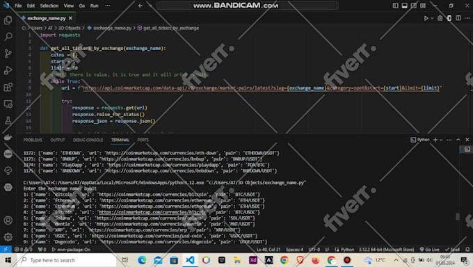 do web scraping, data mining and data extracting with python