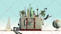 do a western and traveling logo reveal video