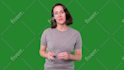 be your professional female spokesperson for green screen video