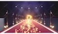 create luxury 3d red carpet logo intro