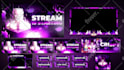 design animated and static stream pack and logo for twitch