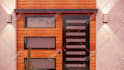 create 3d model exterior facade with realistic rendering