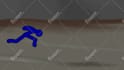 animate a fighting stick figure animation