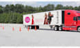 create logistics truck trailer promo video with your logo