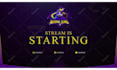 do amazing animated twitch overlay, screens, panels and facecam