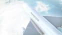 make jet airplane logo animation