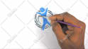 really paint your loving message in a heart