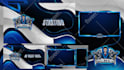 craft a unique animated twitch overlay, stream overlay for gaming