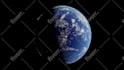 create nice spin globe animation with logo and text