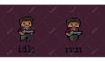 create cool pixel art characters for you and animate them