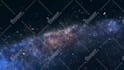 make cinematic galaxy eye logo reveal intro