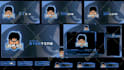 craft professional twitch overlay, stream overlay, mascot logo
