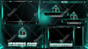 create custom animated full stream package, screens, twitch overlay, logo, alert