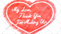 really paint your loving message in a heart