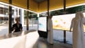 design modern exhibition booth, kiosk, trade show stand 3d