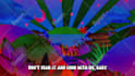 craft a vibrant glitchy and psychedelic lyric video for your song