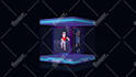 make 3d nft card animation trading card
