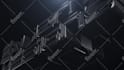 make you black and plastic logo animation