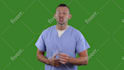 create a green screen medical spokesperson video