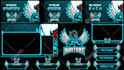 design professional twitch overlay and logo in 1 day